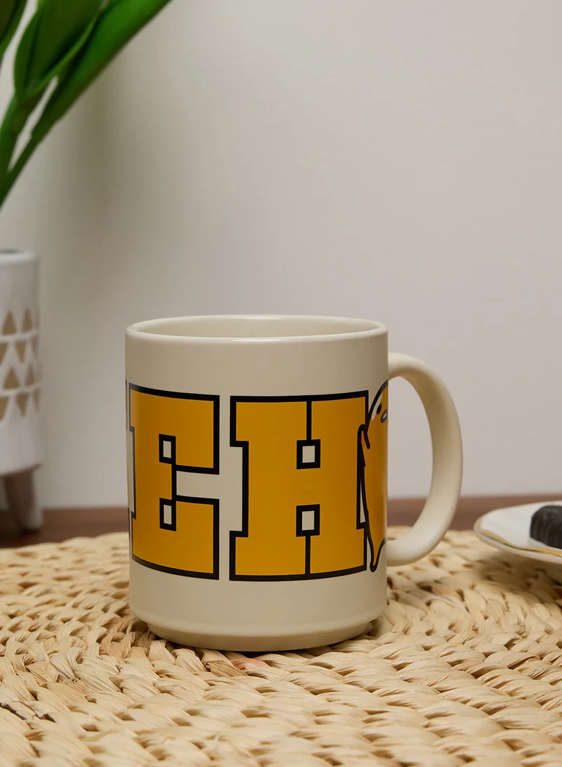 Typo Lcn San Gudetama Meh Space Boxed Daily Mug