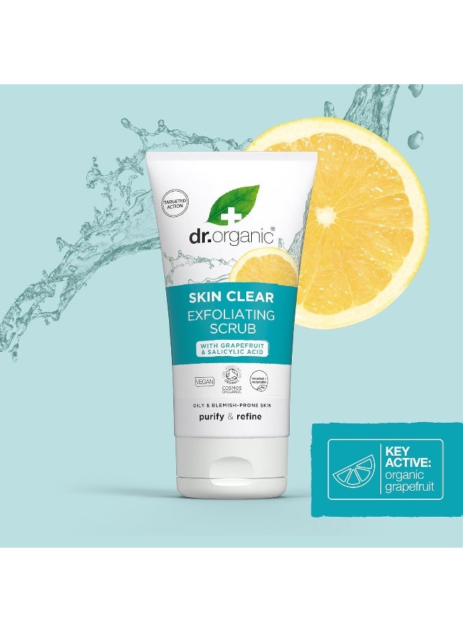 dr.organic 5 In 1 Skin Clear Tea Tree Exfoliating Scrub - Image 5