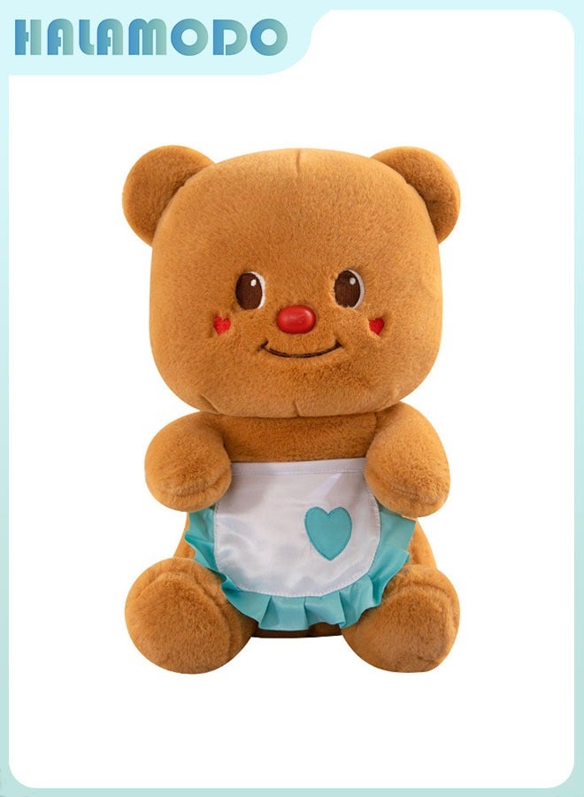 HALAMODO Butter Bear: Lovely Cartoon-style Plush Doll Decoration, 25cm, the First Choice for Birthday Gifts - Image 1