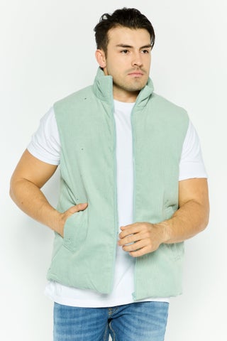 Men Corduroy Padded Vest Jacket, Sage Green - pzsku/ZB963C69B4B5C256010C1Z/45/1746221077/17b8840b-5189-47cd-b42d-4d284cc9022a