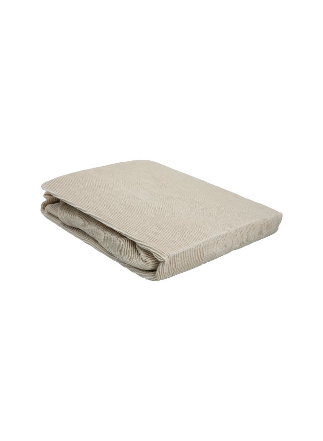 SOFA SKIN 1-Seater Rustica High Quality Durable Sofa Cover Beige 7.4 x 39.8 x 35.8 cm 28948 - Image 2
