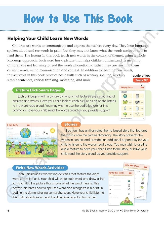 My Big Book of Words, Grade 2 Workbook