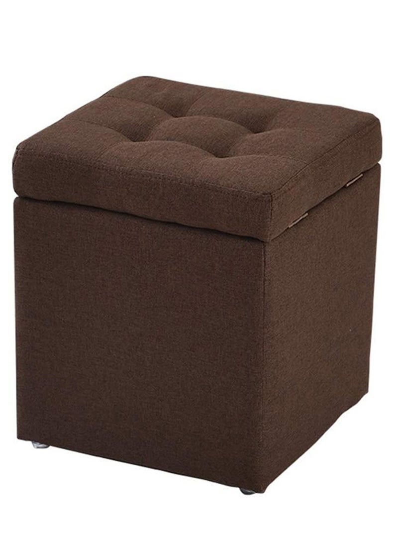 LINGWEI Ottoman Footstool Footrest Stool Ottomans Foot Stool Vanity Stools Shoe Change Bench Seat Stool Rest Stool Storage Footstool Footrest Chair Square Footstool - Image 5