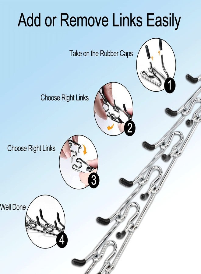 طوق تدريب الكلاب Real Fancy Prong Collar، سلسلة خانقة قابلة للتعديل، حلقات طوق ضغط مع أطراف مطاطية مريحة وإبزيم سريع الفتح للكلاب الصغيرة والمتوسطة والكبيرة (فضي - كبير جدًا) - Image 2
