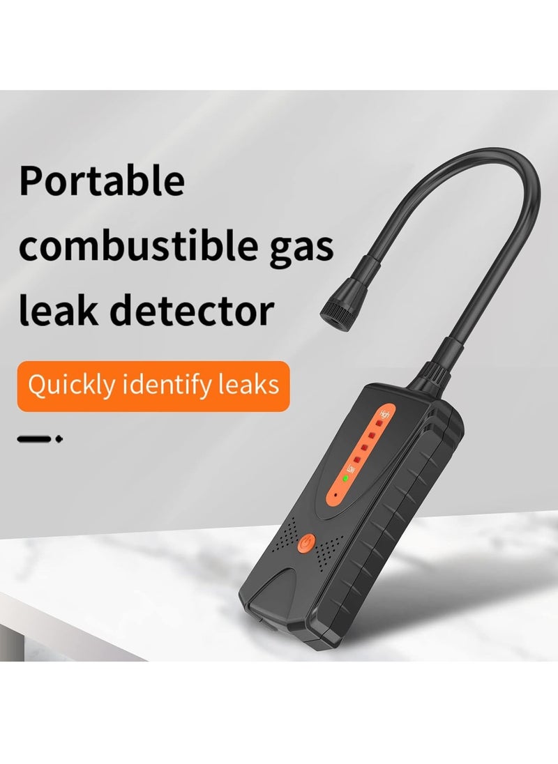 SYOSI - Gas Leak Detector, Combustible Gas Leak Tester with Audible and Visual Alarm, Portable Gas Sniffer to Locate Gas Leak of Methane, LPG, LNG, Fuel, Sewer Gas 0-10,000 PPM - Image 1