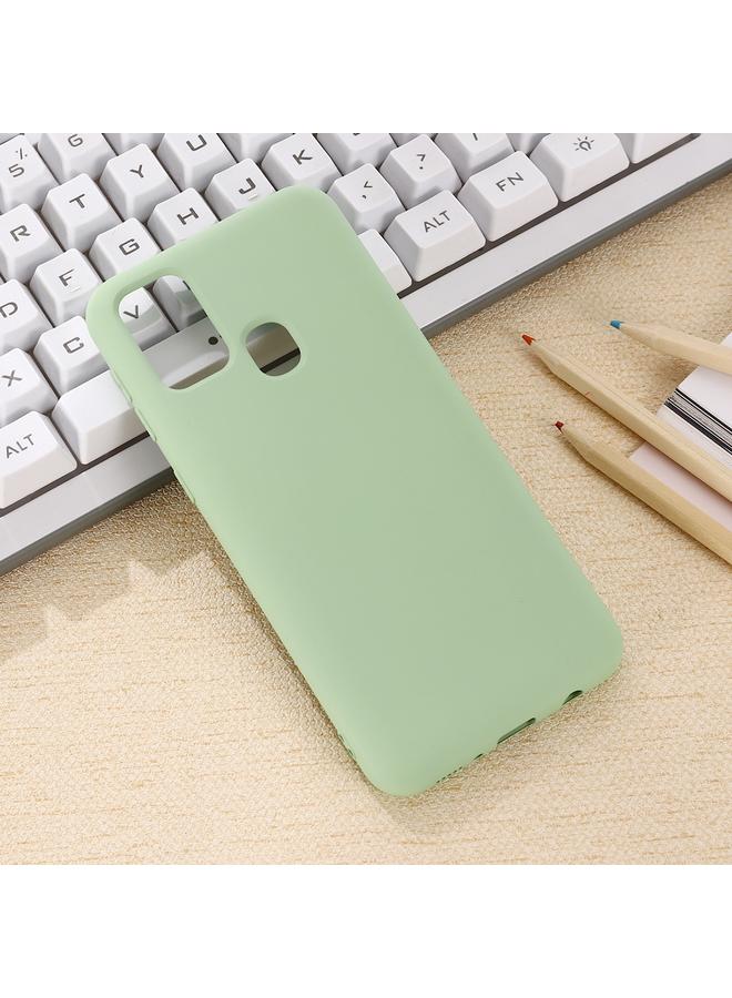 The Bros Case For Samsung Galaxy A21s Pure Color Liquid Silicone Shockproof Full Coverage Case