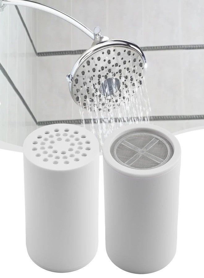 Sunkizzrs® Shower Head Filter Cartridge(25-Stage) -Water Softener for Bathroom with Vitamin C for Hard Water (Only 1 Cartridge) - Image 1
