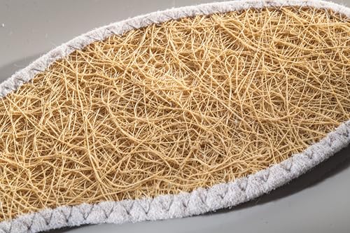 pedag Deo Fresh Natural Terry Cloth & Sisal Insoles, Handmade in Germany, Fully Washable, Perfect for Keeping Feet Dry and Fresh in The Summer, US W12 M9 / EU 42, Gray, 1 Pair - Image 4