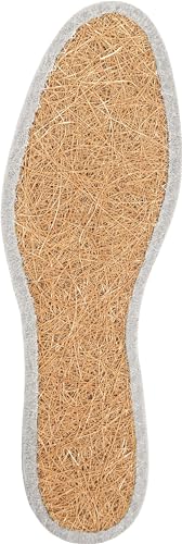 pedag Deo Fresh Natural Terry Cloth & Sisal Insoles, Handmade in Germany, Fully Washable, Perfect for Keeping Feet Dry and Fresh in The Summer, US W12 M9 / EU 42, Gray, 1 Pair - Image 2