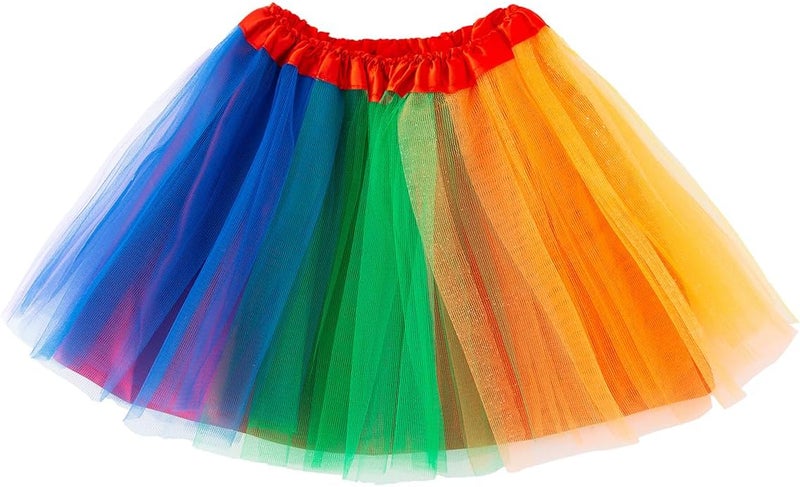 Jastore Girls Layered Stars Sequins Tutu Skirt Princess Ballet Dance Dress for 2-8 Years - Image 1