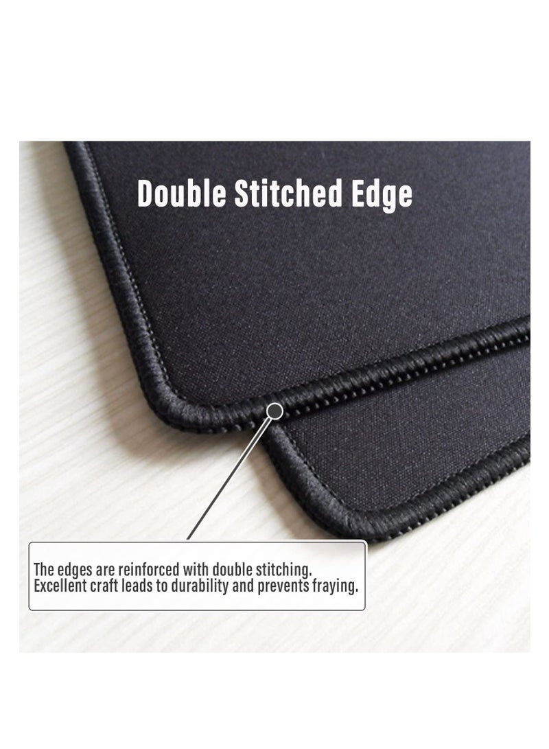 Arabest Large Gaming Mouse Pad with Stitched Edges, Minimalist Topographic Map Desk Mat, Extended XL Mousepad with Anti-Slip Base, Cool Desk Pad for Keyboard and Mouse - Image 4