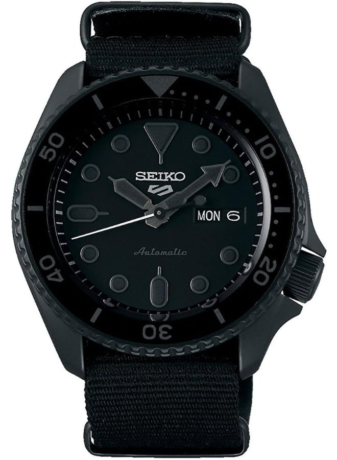 Seiko Men's Analogue Automatic Watch 5 Sports, Black, 9K1 - Image 1