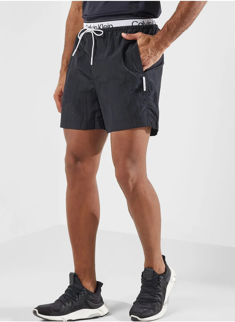 Calvin Klein Sports 5" Logo Woven Shorts