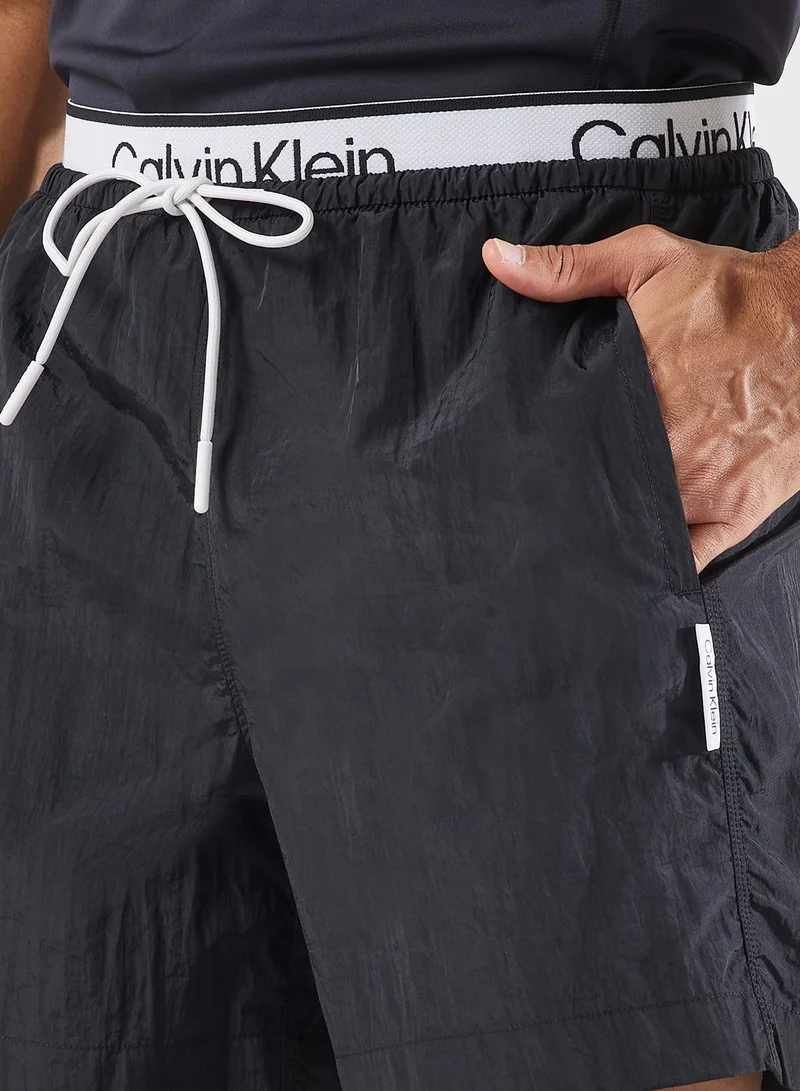Calvin Klein Sports 5" Logo Woven Shorts