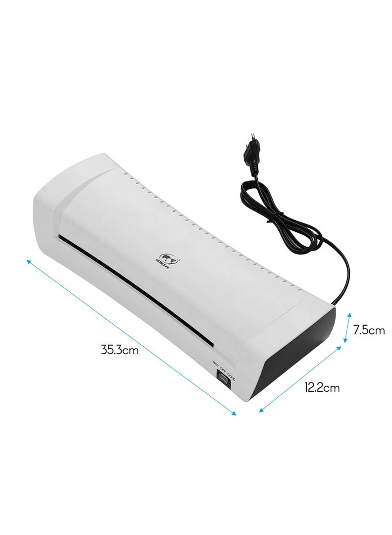 OSMILE Laminator,  Laminator Machine with 15 Laminating Sheets, A4 Laminating Machine Hot & Cold with Paper Trimmer & Corner Rounder, 9-Inch Personal Thermal Laminator for Home School Office - Image 3