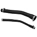 Shtuomoland 52100131AD Fuel Fill and Vent Hose Kit w 4 Clamps Compatible With 1997 1998 1999 2000 2001 Jeep Cherokee XJ 25L 40LRubberBLACK Replace 52100132AB - Image 2