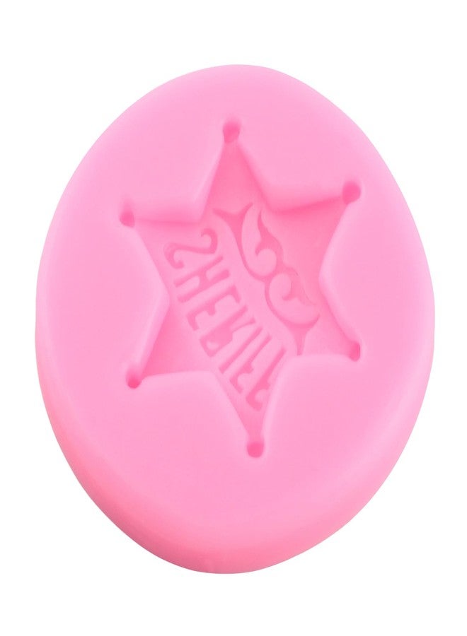 RFGHAC Police Badge Silicone Mold Sheriff Badge Armband Fondant Mold for Cake Decorating Cupcake Topper Chocolate Candy Sugar Gum Paste Polymer Clay Set Of 2 - Image 3