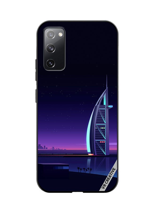 VR CREATIVE Protective Case Cover For Samsung Galaxy S20 FE 5G Burj Al Arab Design Multicolour - Image 1