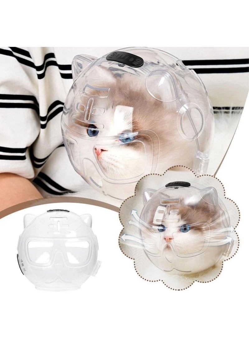 GGOOT NEW Head Cover Portable Prevent Biting And Scratching Breathable Products Cats Travel Bag Carrier Pet Breathable masks grimaldus Ball dog Muzzle Mask muzzle bite mouth cover feline's helmet gu  - Image 3
