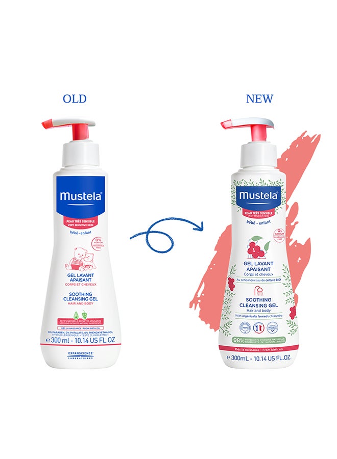 Mustela Baby Soothing Cleansing Gel For Hair And Body, 300ml - Image 4