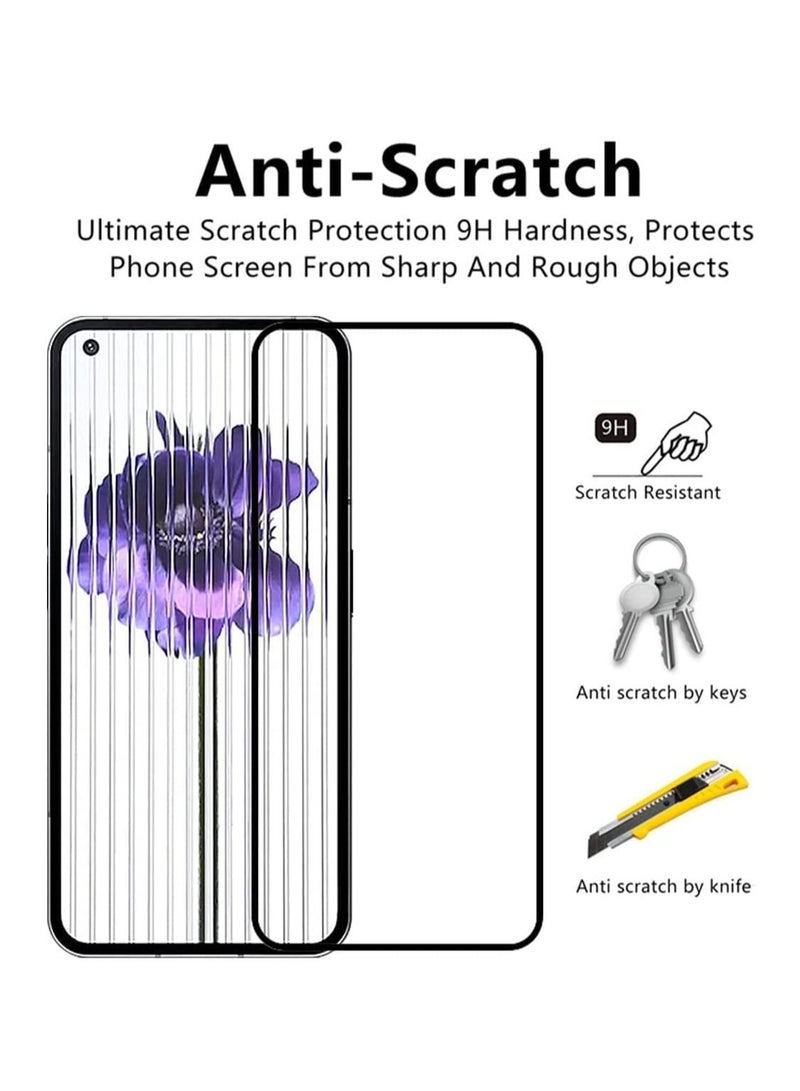 LEDIN [2-Pack] Screen Protector for Nothing Phone 1 Tempered Glass Screen Protector 9H Hardness Anti Fingerprint Scratch Resistance for Nothing Phone 1 - Image 3