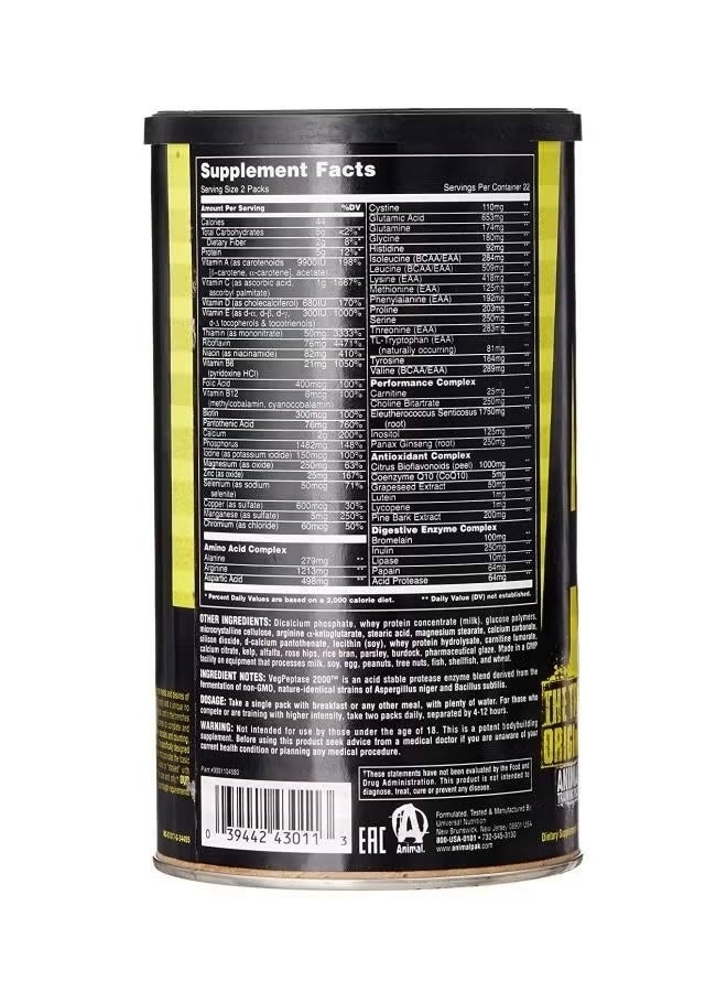 ANIMAL Pak Ultimate Foundation Daily Multivitamin Pill Packs – 44 Packs Complete Nutrition - Image 2