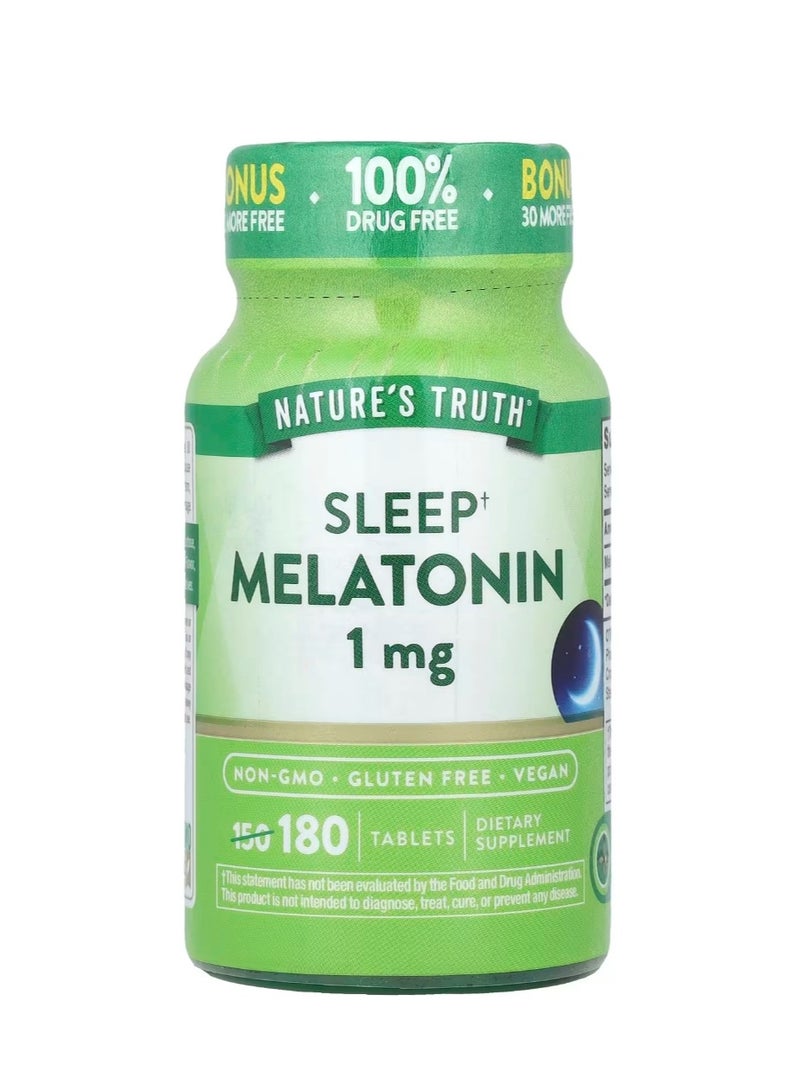 نايتشورز تروث سليب ميلاتونين 1 مجم 180 قرص - Image 1