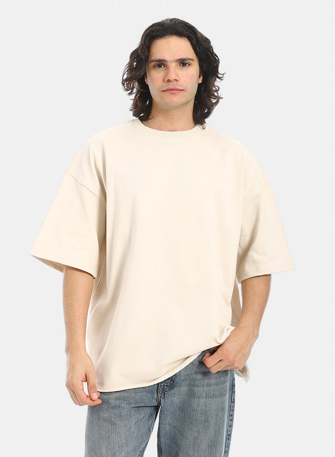 Red Circle Oversized T-shirt, round neck, on the eagle, Orly - Image 1