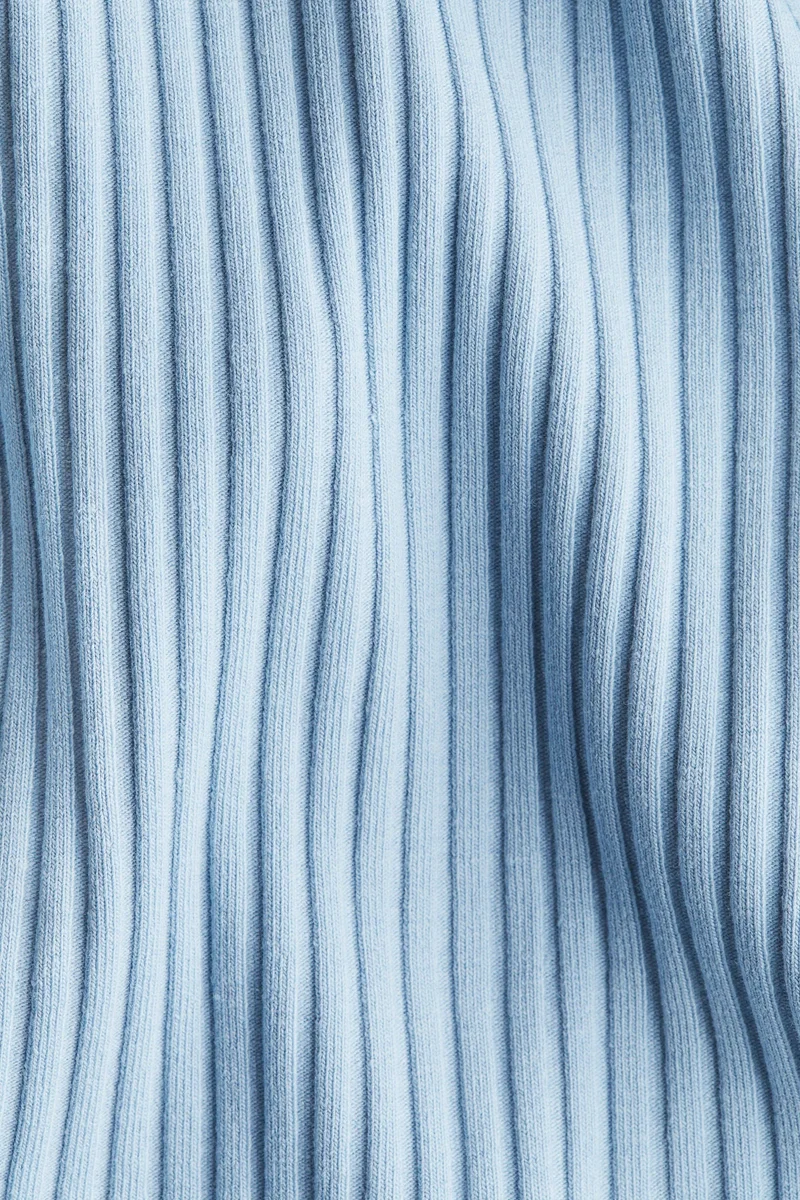 H&M Ribbed collared top