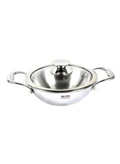 ALDA Alda Stainless Steel Wok With Glass Lid- Silver  - Image 4