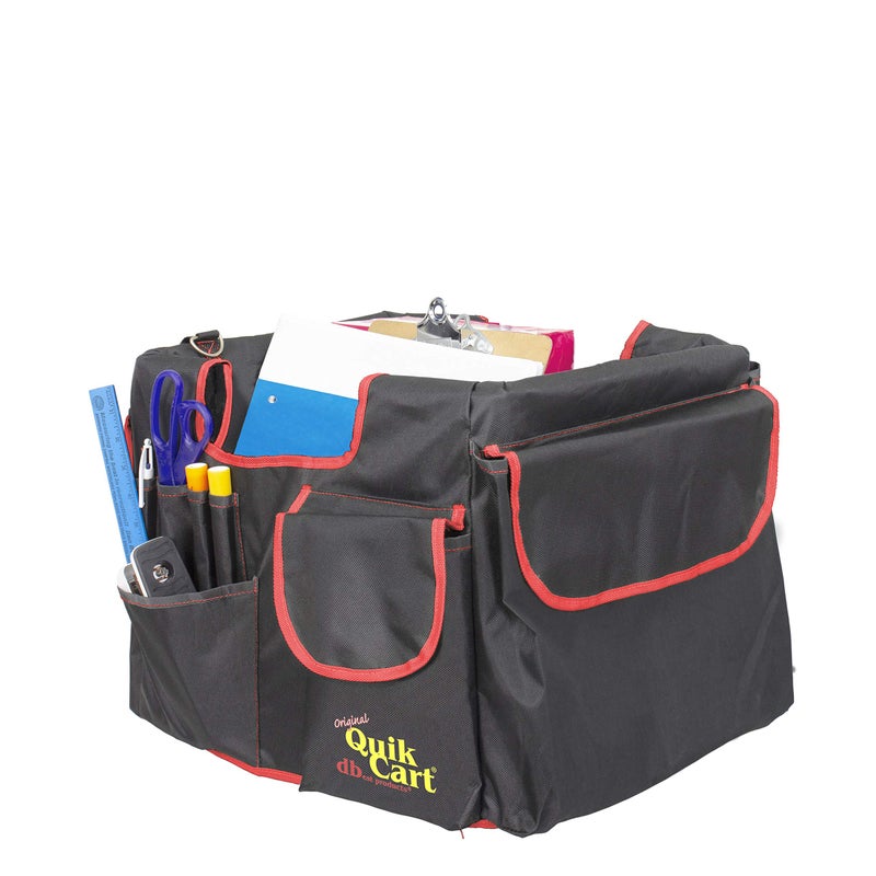 Dbest dbest Quik Cart Pockets Black Unisex 20Pocket Caddy for Easy Organization and Storage 