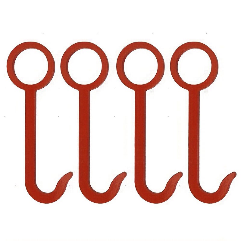 Orange Hooks Pipe Target Stand Gong Hanging Set Sturdy Durable Assembly - Image 1