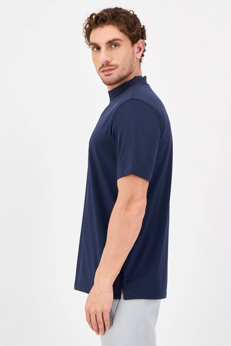 Greg Norman Men Sportswear Fit Short Sleeves Training T-Shirt, Navy - Image 2