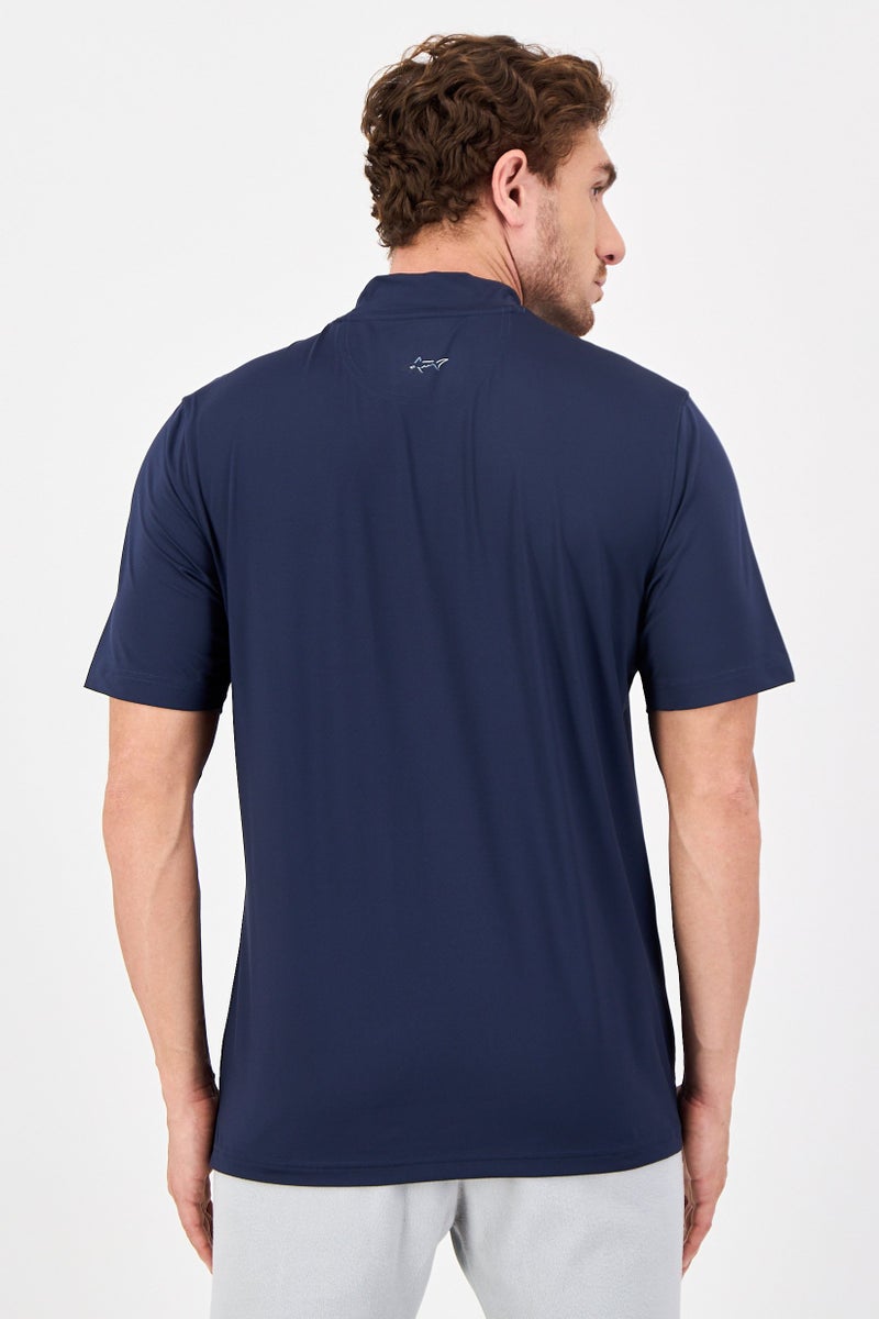 Greg Norman Men Sportswear Fit Short Sleeves Training T-Shirt, Navy - Image 3