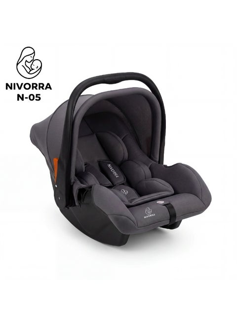 Nivorra Infant Car Seat & Portable Carrier with Side Impact Protection, Group 0+ Safety – Supports up to 13kg