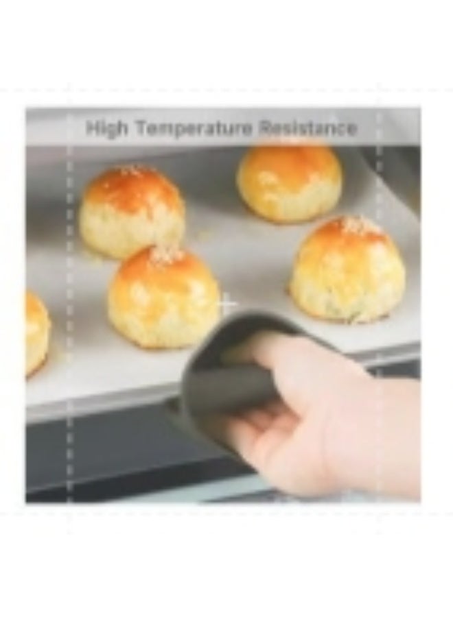 کاتانس Mini Oven Gloves Silicone Heat Resistant Cooking Pinch Mitts Potholder For Kitchen Cooking & Baking, Grey 12x10x8 Cm Military Green - Image 2