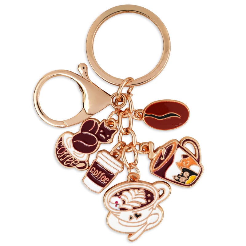 KatchOn, Coffee Lover Gifts for Women and Men | Keychain Accessories Gift for Coffee Lovers | Backpack Charms for Girls, Coworker Gifts, Cute Keychains for Women And Men | Birthday Gift for Her - Image 1