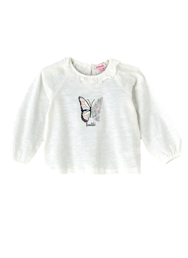 جيلين Girls' Beautiful Butterfly Top