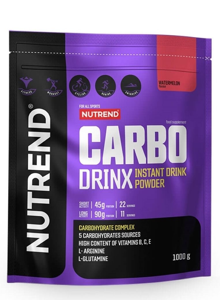 NUTREND Carbo Drinx Instant Drink Powder 1000 g Watermelon - Image 1