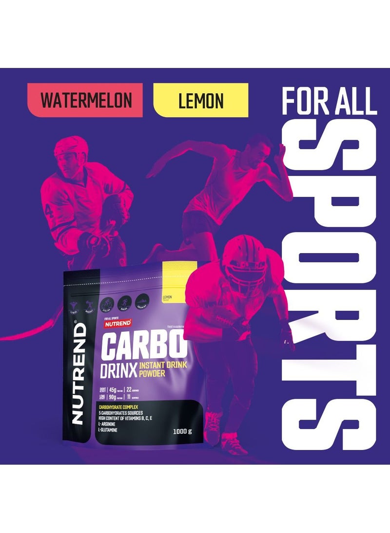NUTREND Carbo Drinx Instant Drink Powder 1000 g Watermelon - Image 2