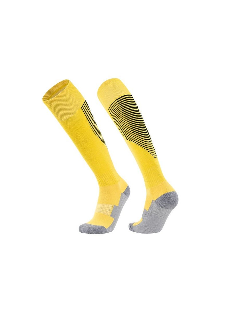 Loquat 2 Pair Anti Slip Sport Knee High Socks Athletic Socks