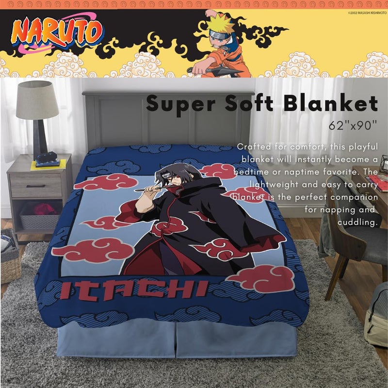 Franco Franco Naruto Anime Kids Bedding Super Soft Plush Throw Blanket  62 in x 90 in  (Officially Licensed Product) - Image 3