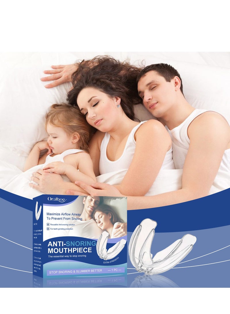 ORALHOE 1pc Anti Snoring Mouth Piece Stop Snoring  - Image 1