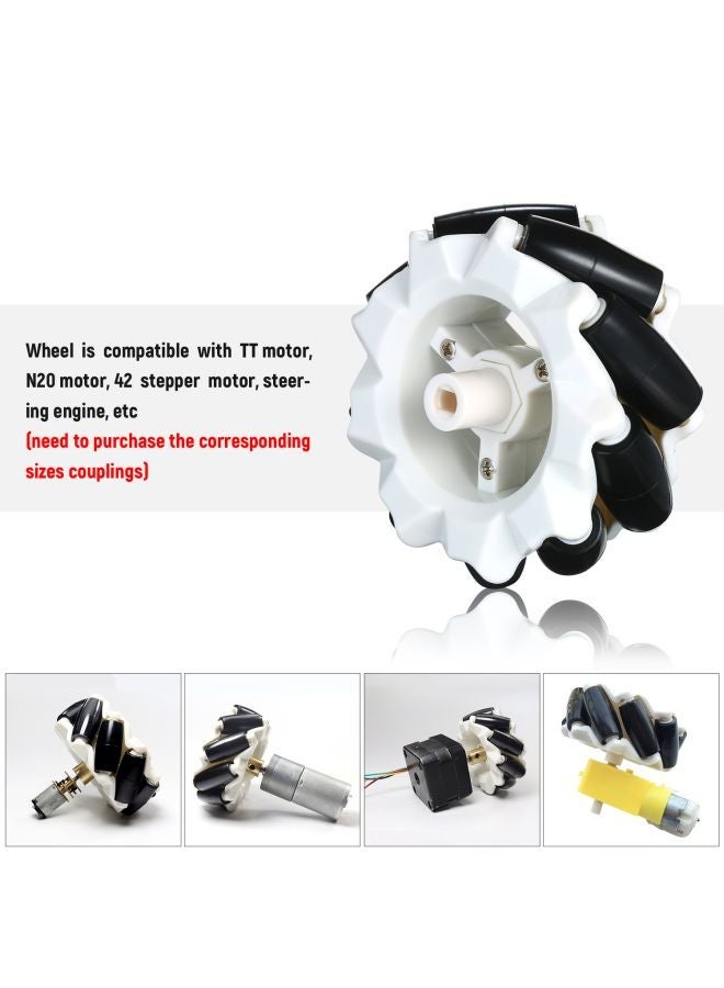 NIBEMINENT 4-Piece Mecanum Omnidirectional Wheel Set 65x65x30mm - Image 4