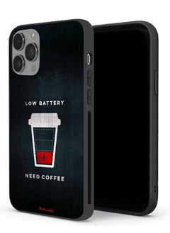 Tolwak Apple iPhone 14 Pro Protective Case Low Battery Need Coffee  - Image 1