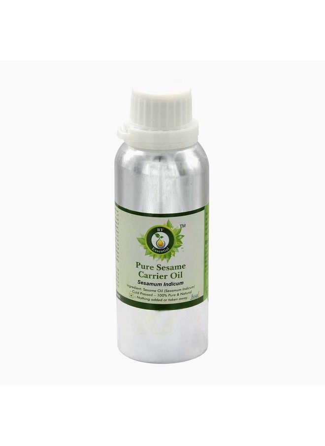 R V Essential Pure Sesame Carrier Oil 630ml- Sesamum Indicum (100% Pure and Natural Cold Pressed) - pzsku/ZB965AB9968467D278D61Z/45/_/1738306632/14b909ef-622a-4bee-addd-0fb8adfad3e6