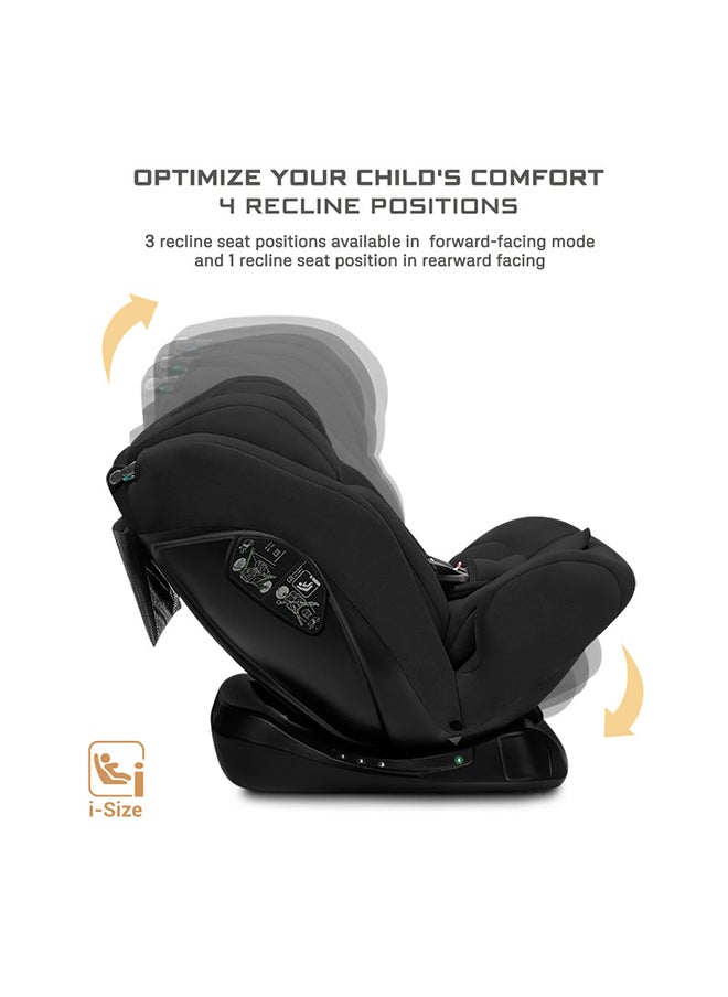neobreez I-Hepta All-In-One Convertible Baby Infant Toddler Car Seat Latest I-Size Ecer129, Recline & Adjustable, Memory Foam, Lumbar & Reducing Cushion Forward & Rear Facing,  Group 0/1/2/3 0-36 Kg, 0-12Years  - Image 4