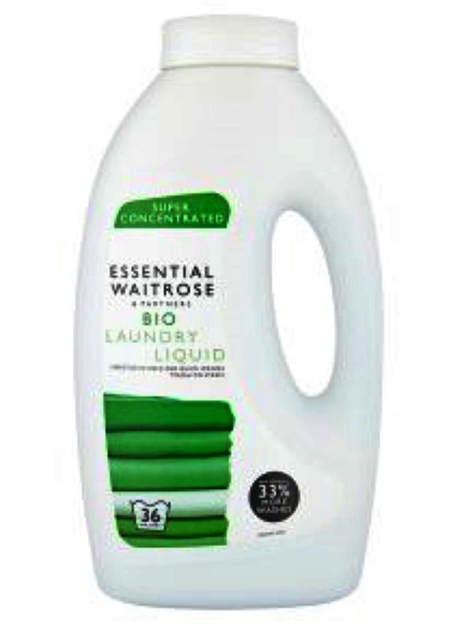 ESSENTIAL WAITROSE & PARTNERS Bio Laundry Liquid 36 Washes 900 ML - Image 2