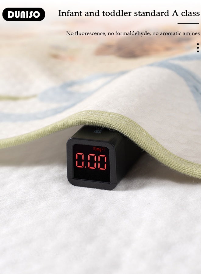 DUNISO وسادة سرير مائية للأطفال وسادات تسرب البول قابلة للغسل واقي مرتبة للأطفال وسادات تحتية قابلة لإعادة الاستخدام لتدريب الأطفال على استخدام المرحاض وسادة مائية للأطفال 80*100 سم - Image 3