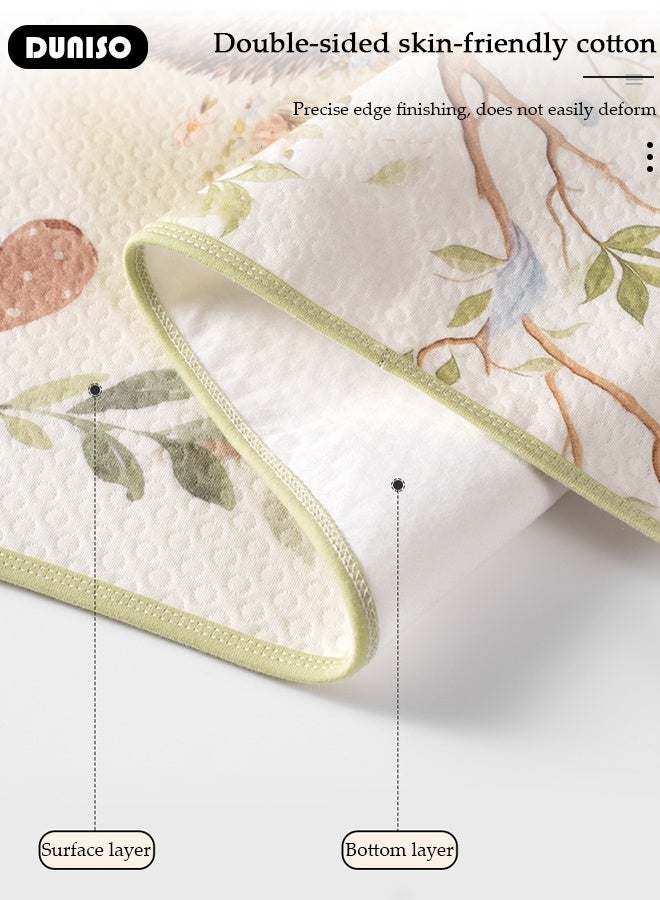 DUNISO وسادة سرير مائية للأطفال وسادات تسرب البول قابلة للغسل واقي مرتبة للأطفال وسادات تحتية قابلة لإعادة الاستخدام لتدريب الأطفال على استخدام المرحاض وسادة مائية للأطفال 80*100 سم - Image 5